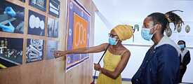 Exhibition opening "Invisible Inventories" on 18 March 2021 at the National Museums of Kenya in Nairobi. 