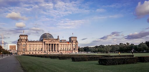 Bild des Bundestags in Berlin, Deutschland.