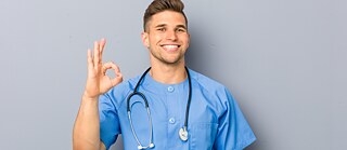 Krankenpfleger im Beruf
