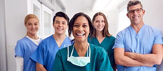 Medical staff in the hospital