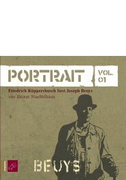 Cover: "Joseph Beuys. Portrait"