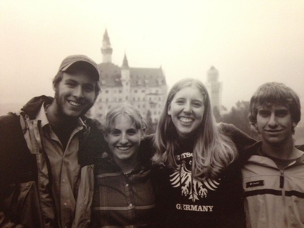 Katie and her German friends