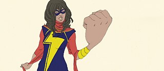 Kamala Khan, an American Muslim woman, is "Ms. Marvel." 