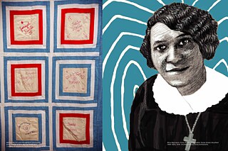 Mina Marroquin-Crow, “Portrait of Maudelle Tanner Brown Bousfield (1855–1971),” 2018