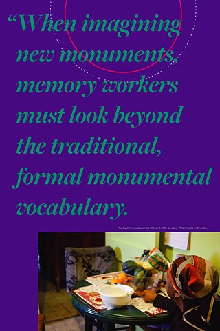 Tonika Johnson, “Grandma’s Kitchen 1,” 2016