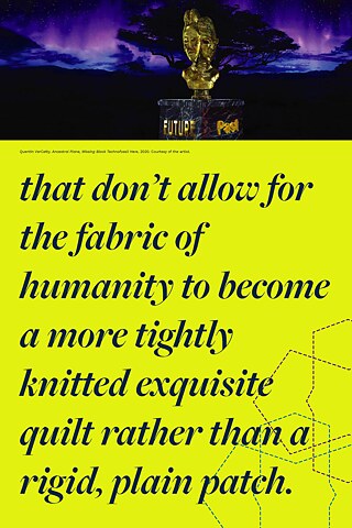 „Ancestral Plane, Missing Black Technofossil Here“, 2020