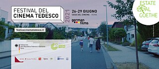 Flyer Festival des deutschen Films in Rom