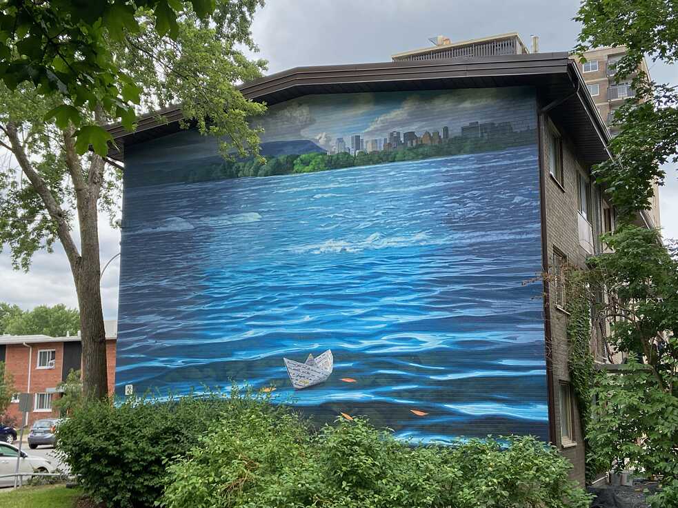"Au fil de l'eau" by Philip Adams