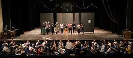 Goethe's “Egmont” was performed in Arabic as a world premiere. 