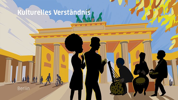 <b>Kulturelles Verständnis:</b> Deutsch zu lernen bedeutet einen Einblick zu gewinnen in das Leben, die Wünsche und Träume der Menschen in deutschsprachigen Ländern mit ihrer multikulturellen Gesellschaft.