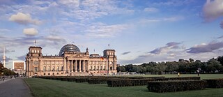 Bild des Bundestags in Berlin, Deutschland.