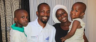 Photo portrait de la famille Bonkoungou