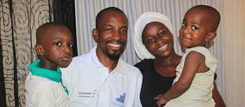 Photo portrait de la famille Bonkoungou