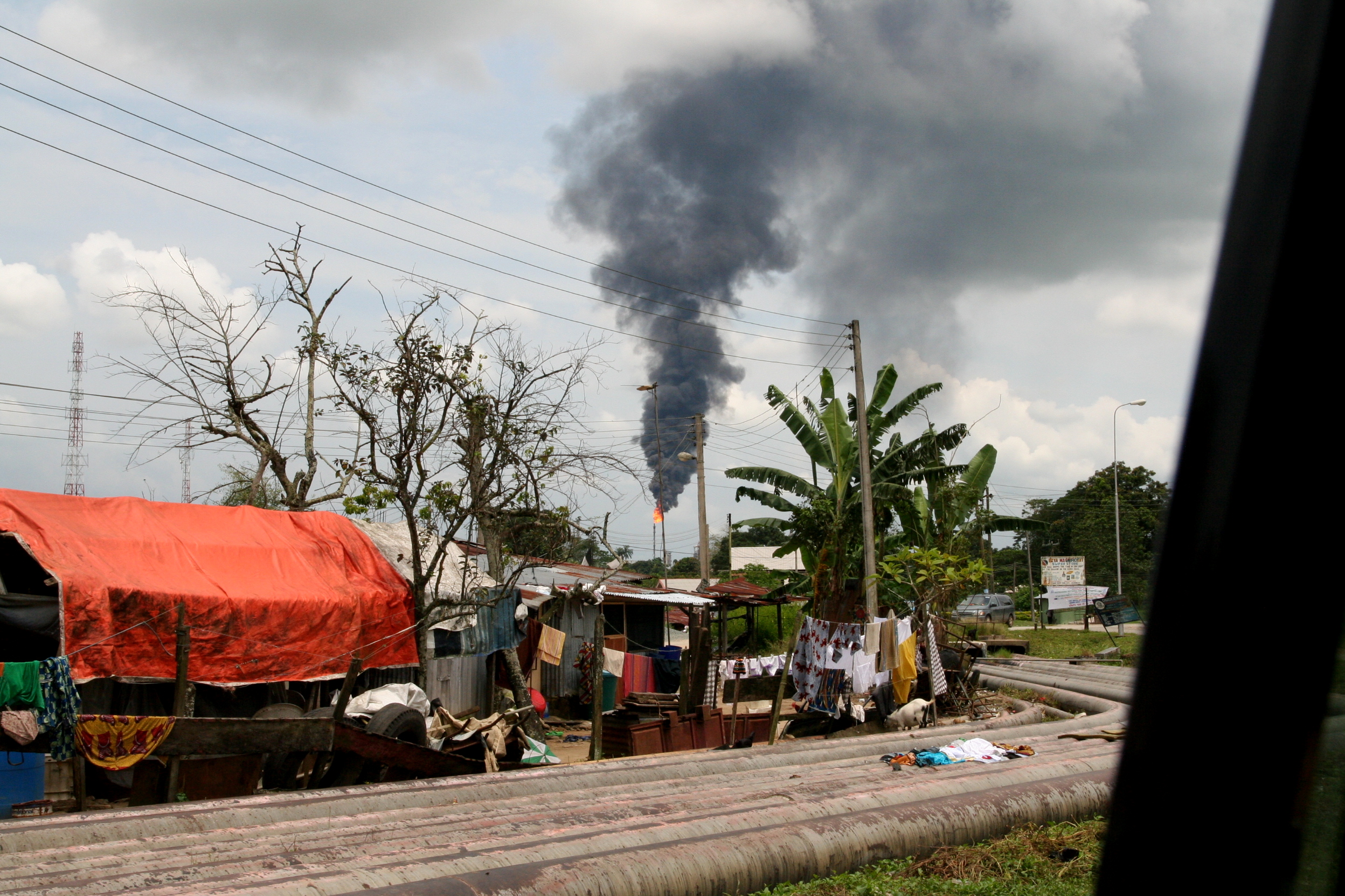 Schwere Verschmutzung in Port Harcourt - Nigeria. UN Environment.