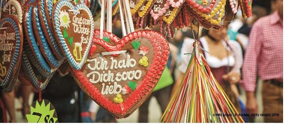 Cœurs en pain d'épices Fête de la bière