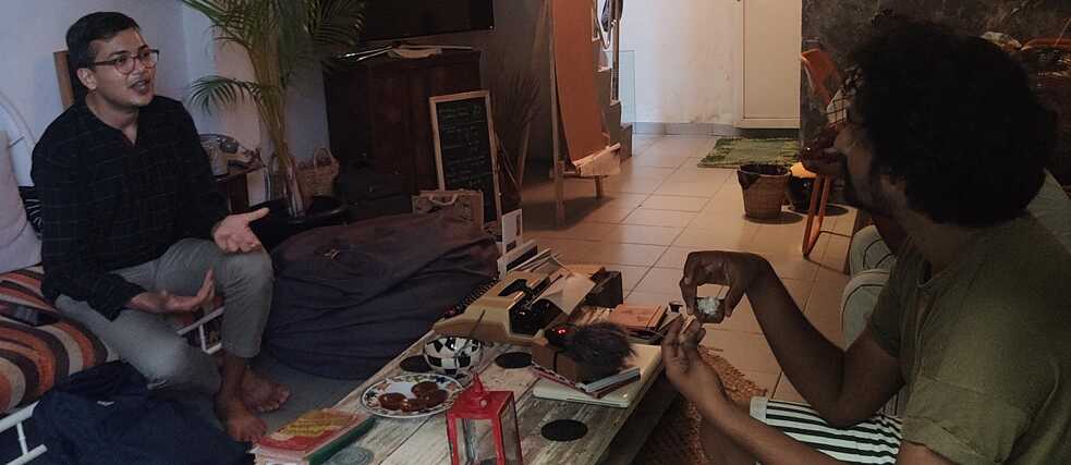 Omer Wasim research in Colombo during his tandem residency in Sri Lanka