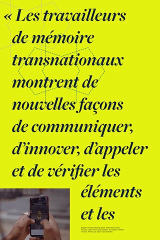 Quentin VerCetty. Balade virtuelle Missing Black Technofossil Here, Toronto, 2020.