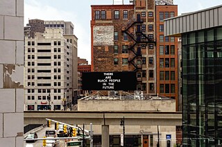 There Are Black People in the Future, collectif de Library Street, Détroit, 2019. 