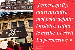 EN HAUT : There Are Black People in the Future, Westmoreland, Pennsylvanie, 2020; EN BAS : There Are Black People in the Future, 2018. 