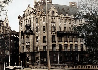 Das Gebäude des Goethe-Instituts Prag in den frühen 1990ern