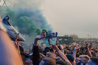 Die Luft ist bunt beim Splash!