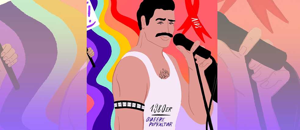 Illustration Freddy Mercury