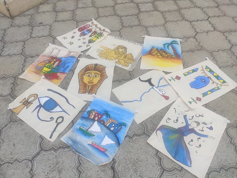 Stofftaschenprojekt Georgien – Ägypten 