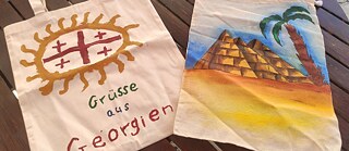 Stofftaschenprojekt Georgien – Ägypten 