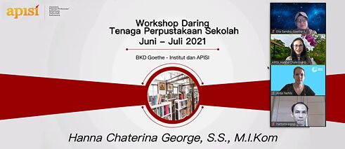 Workshop Daring untuk Tenaga Perpustakaan Sekolah