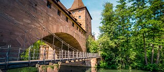 뉘른베르크에서 가장 낭만적인 다리: 케텐슈테그 다리는 유럽 대륙에 남아 있는 가장 오래된 사슬교라고 한다.