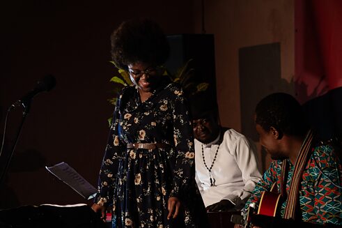 Carlos Praia, Dimbo Makiesse & Delnata Praia no MNA