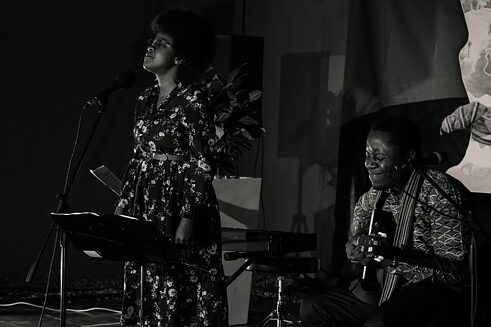 Carlos Praia, Dimbo Makiesse & Delnata Praia no MNA