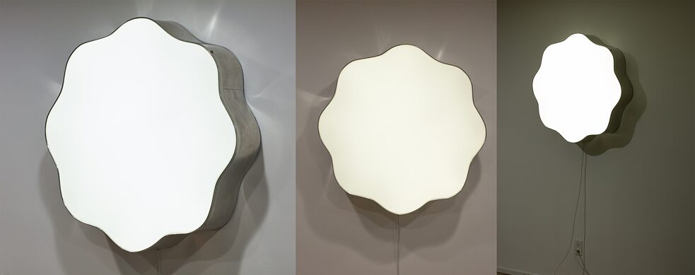 Daniel Pflumm, Untitled (montblanc), 2005, lightbox, 85 x 85 x 17 cm, Ed. 2/5