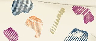 abstraktes Bild mit Farben und Formen, die verschiedene Länder darstellen