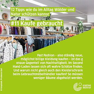 Infopost Second Hand kaufen, Kleiderstangen in Second Hand Geschäft