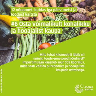 Infopostitus: hooajalised ostud, erinevad köögiviljad