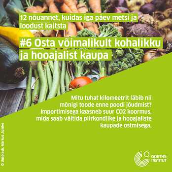 Infopostitus: hooajalised ostud, erinevad köögiviljad
