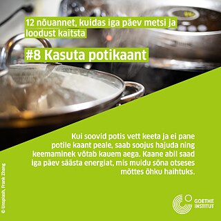 Infopostitus: potikaas, toiduvalmistamise pott koos kaanega