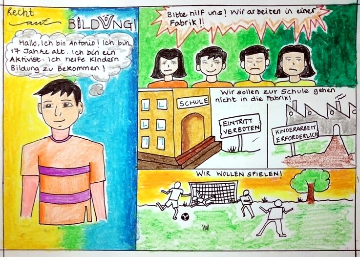 Comic Strip 5 - Right to Education