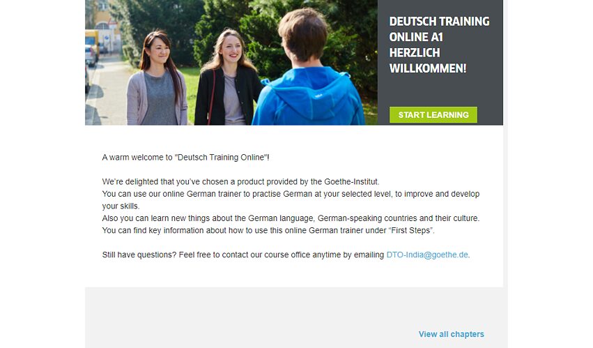 Deutsch Training Online bietet umfangreiche Materialien zum Deutschlernen.