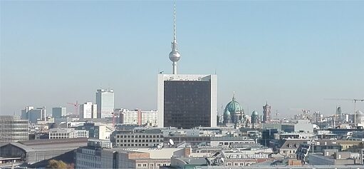 Aussicht auf Fernsehturm Berlin