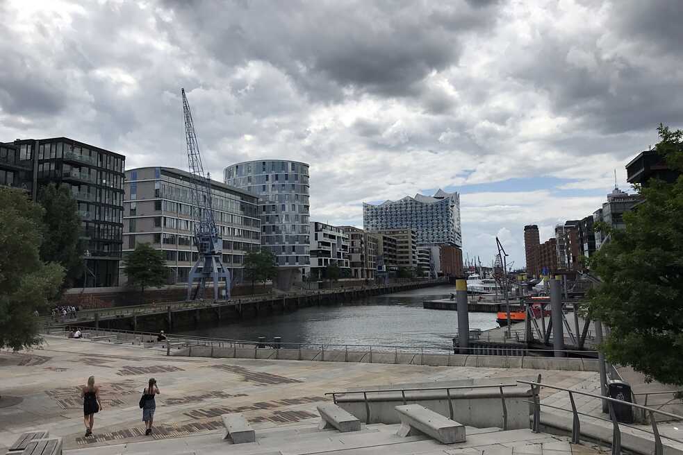 Die Magellan-Terrassen im Überseequartier