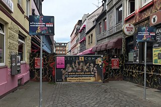 Eingang zum Rotlicht-Viertel in der Herbertstraße