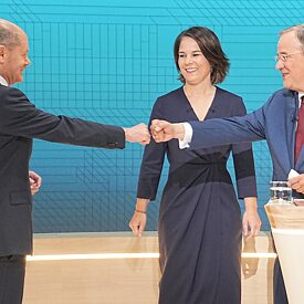 Scholz, Baerbock, Laschet - Triell 2021