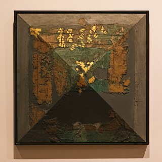 Ahmad Sadali - Gunungan Emas (The Golden Mountain), (1980) 