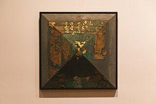 Ahmad Sadali - Gunungan Emas (The Golden Mountain), (1980) 