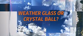 WEATHER GLASS OR CRYSTAL BALL