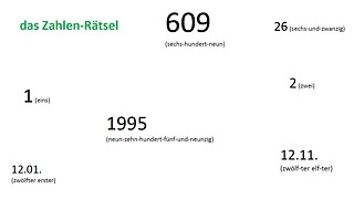 Das Zahlenrätsel 