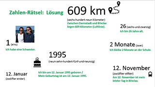 Die Lösung des Zahlenrätsels