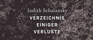 Buchcover Verzeichnis einiger Verluste von Judith Schalansky